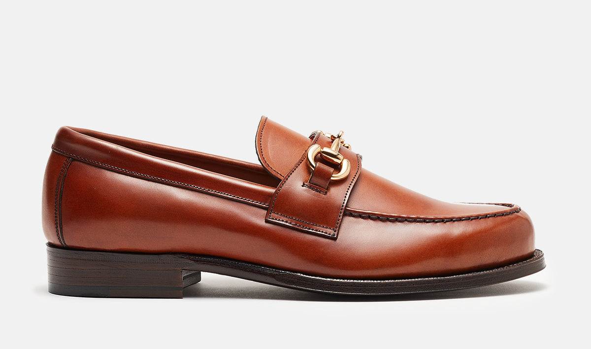 BUCKINGHAM Cognac Shell Cordovan – THE HARVEY